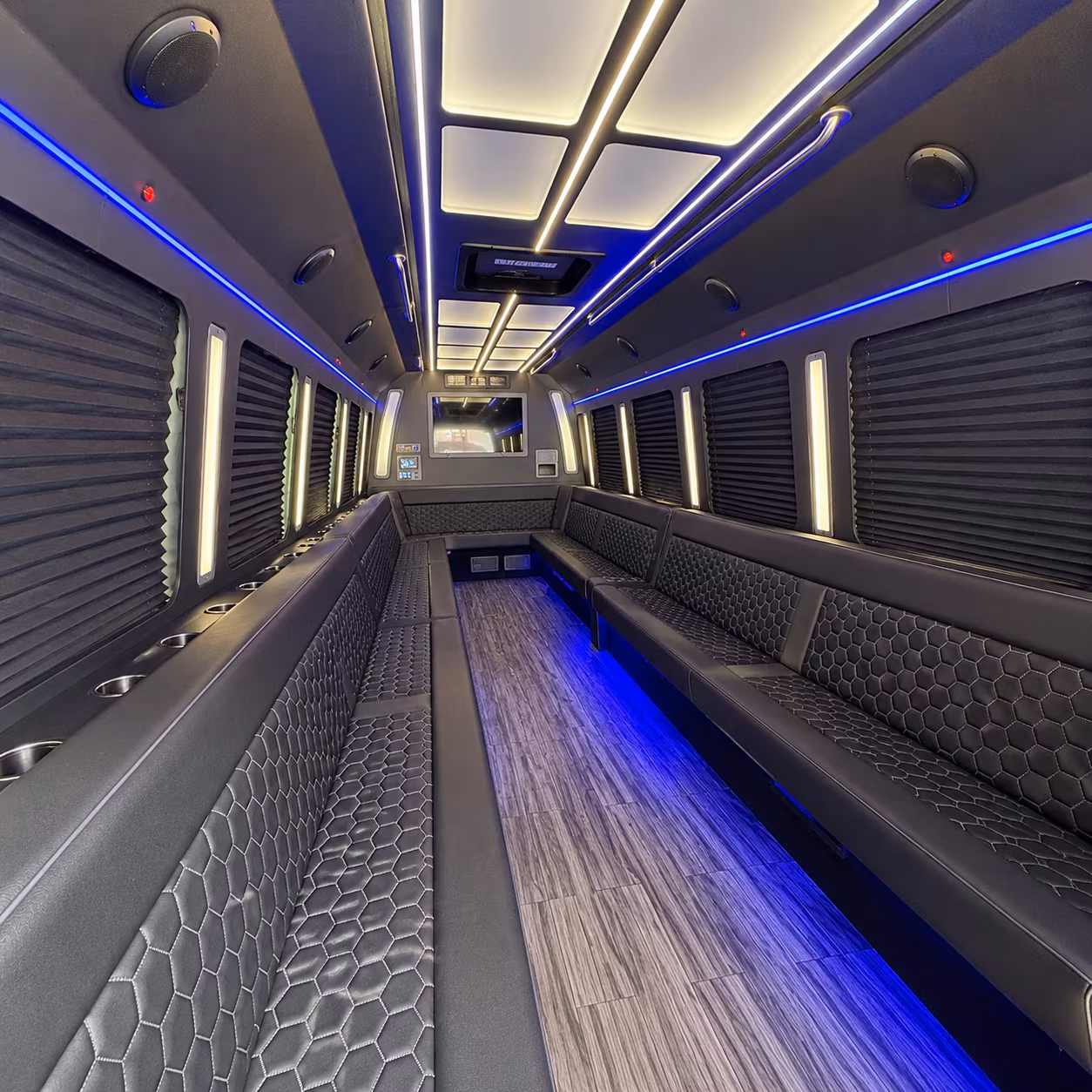 kannapolis 30 passenger party bus interior