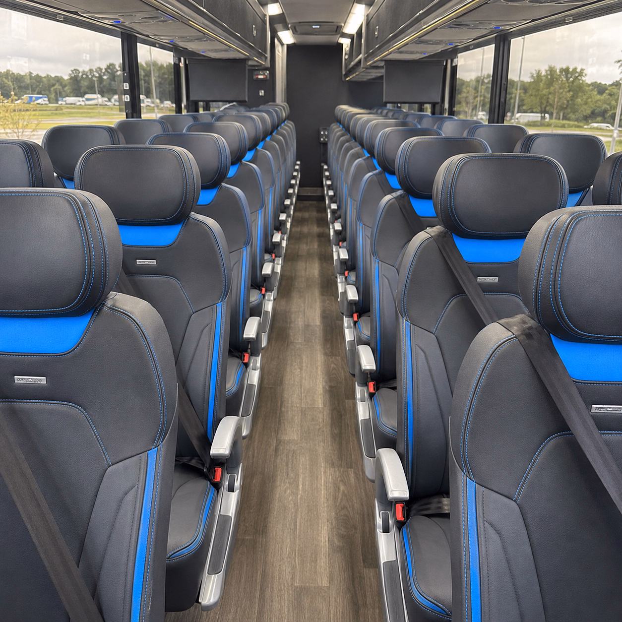 your group can reach the mountains or the beach all in one comfortable ride