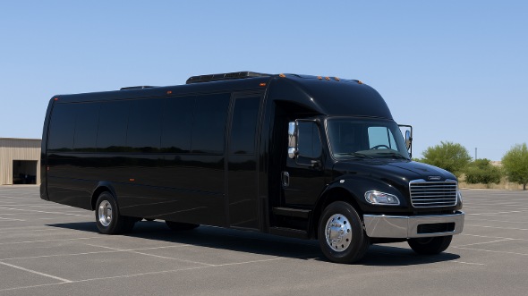 Exterior of Charter Bus Company Kannapolis's 30 Passenger Minibus in Kannapolis