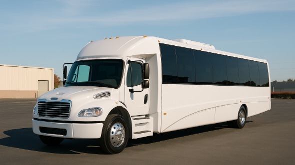 Exterior of Charter Bus Company Kannapolis's 35 Passenger Minibus in Kannapolis