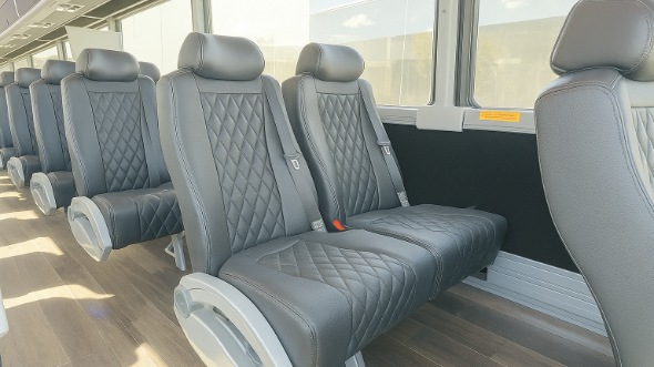 kannapolis 25 passenger minibus inside