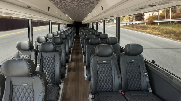 kannapolis 28 passenger minibus inside